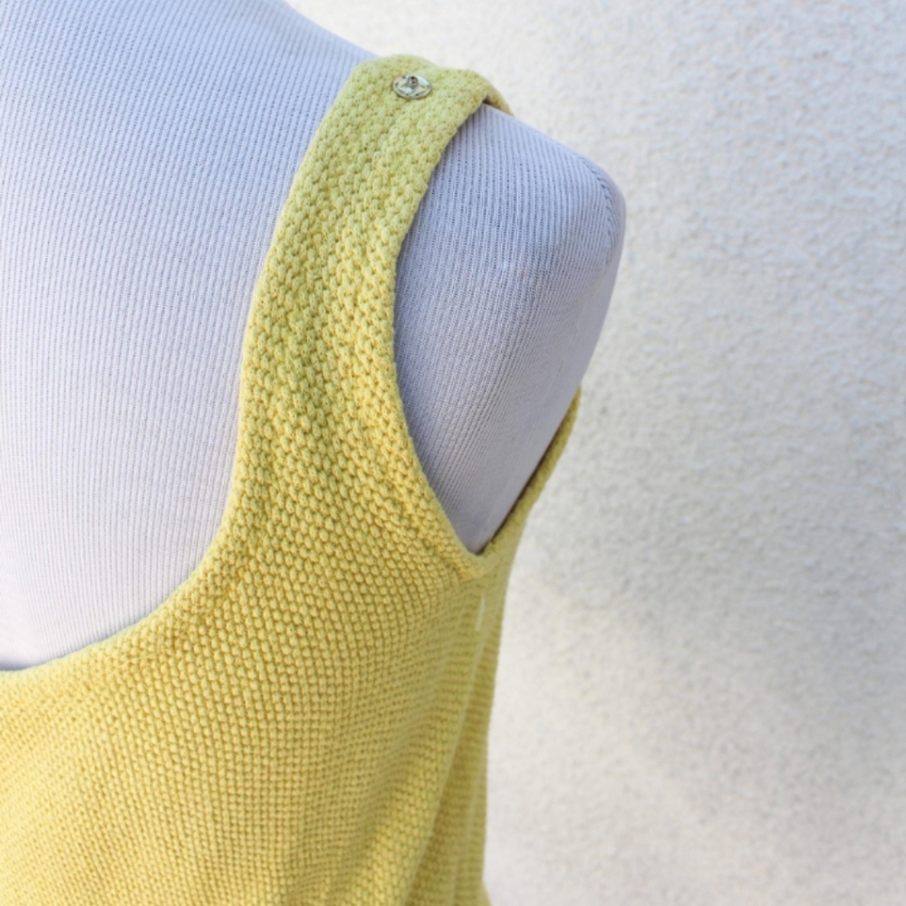 Vintage 1960s Bright Yellow Swimsuit by Eileen Holdie New York / Swimwear - Picture 6 of 9